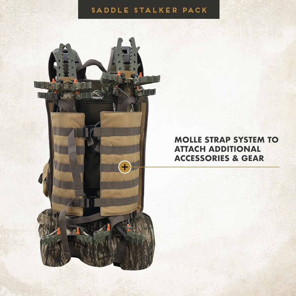 Hunting Saddle Stalker Hunting Backpack Lightweight Solid Elements Brown