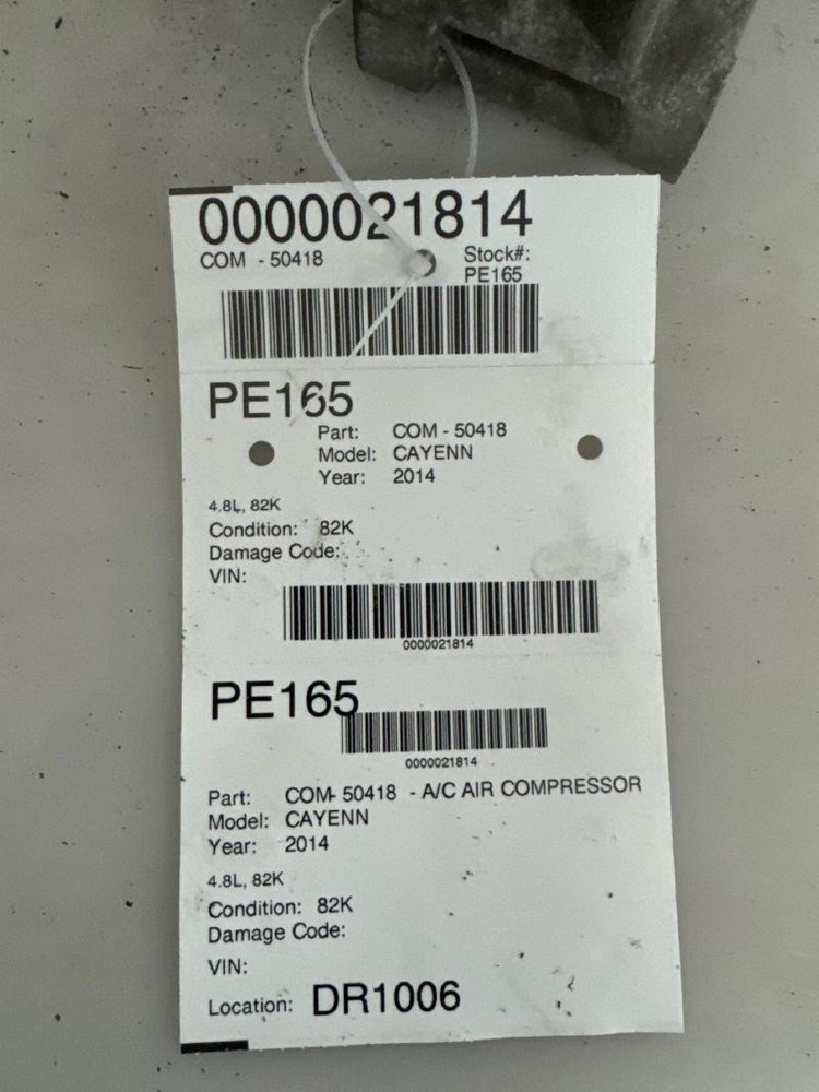 14 PORSCHE CAYENNE Battery Tray