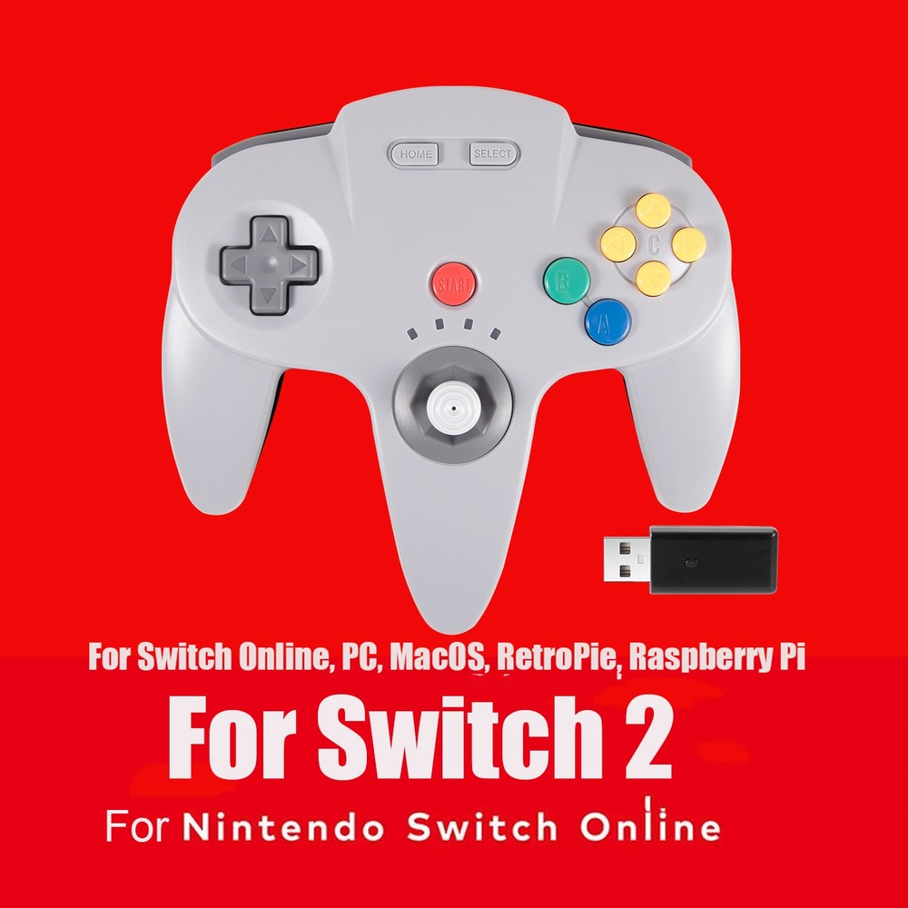 Switch N64 Controller-For Nintendo Switch NSO Edition MAC Switch 2 PC Windows