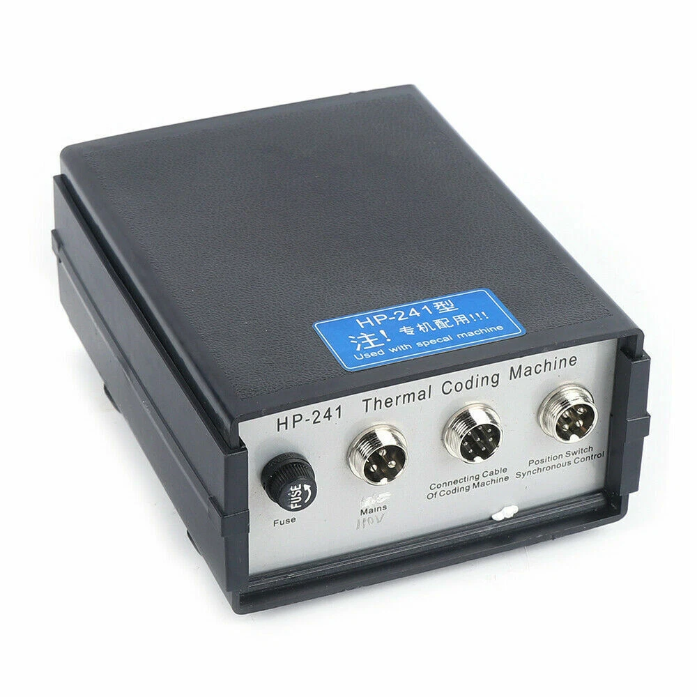 Automatic Thermal Stamp Printer Coder Ribbon Date Code Hot Printing Machine