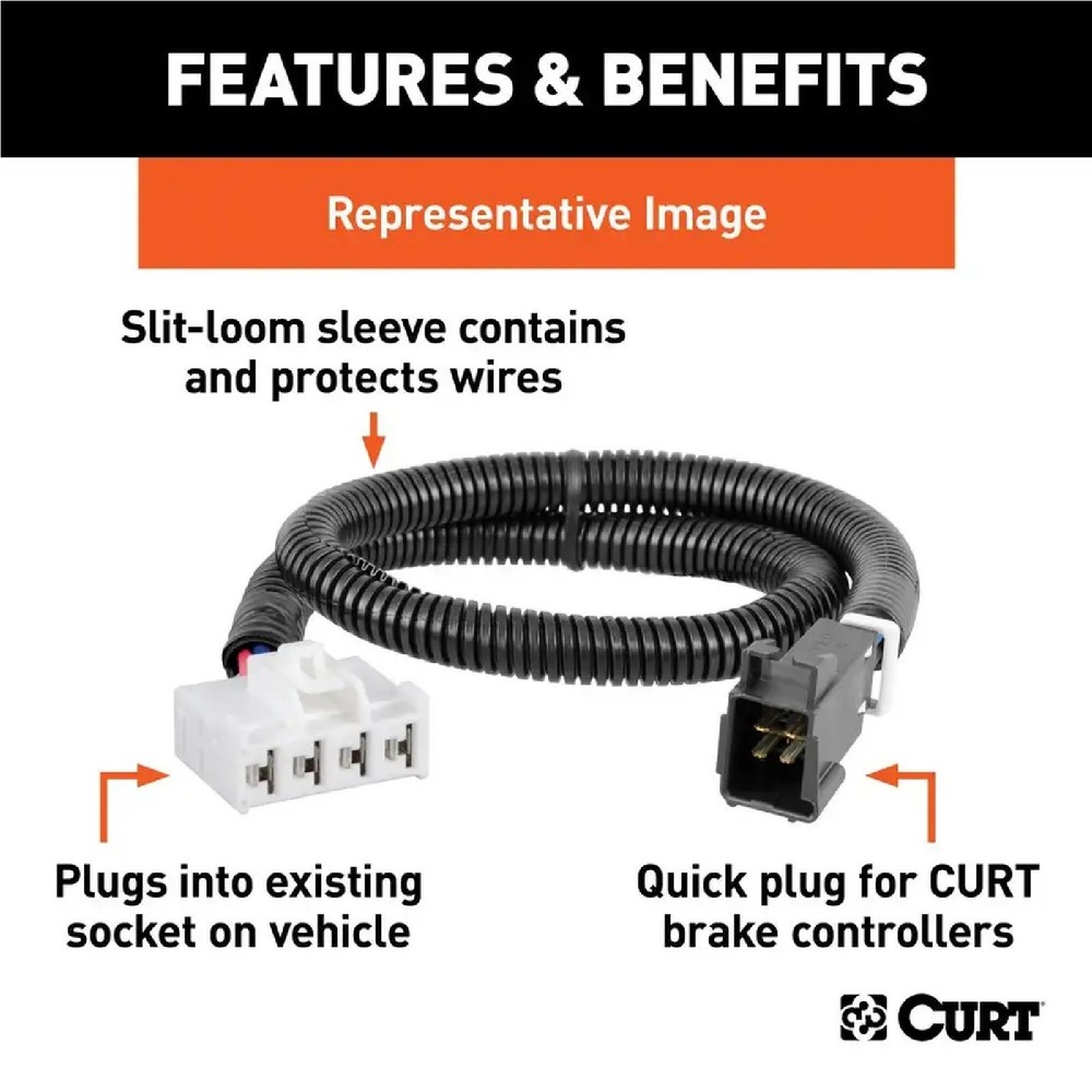 Curt 51372 Brake Control Adapter Harness