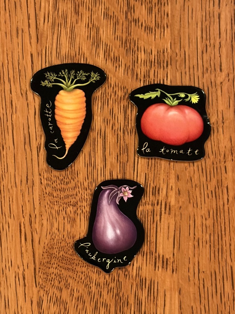 Grocery List Notepad & Vegetable Magnets