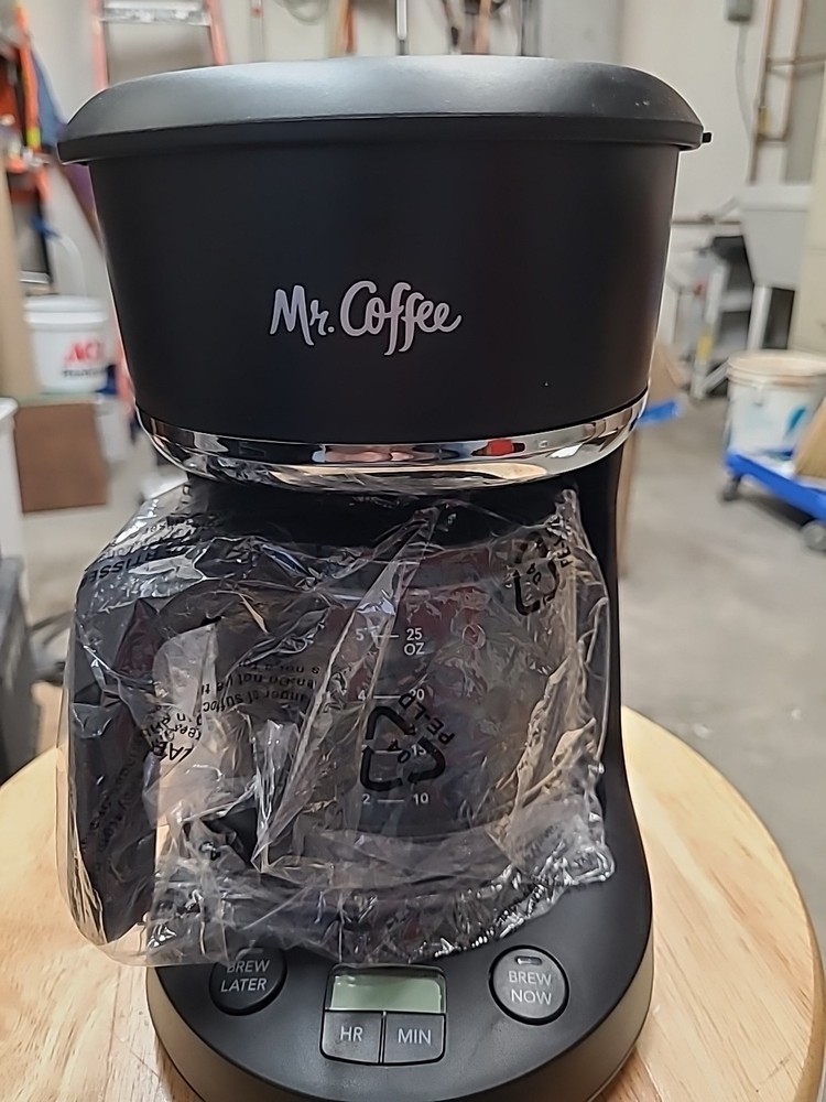 Mr. Coffee 5-Cup Programmable Coffee Maker - Black