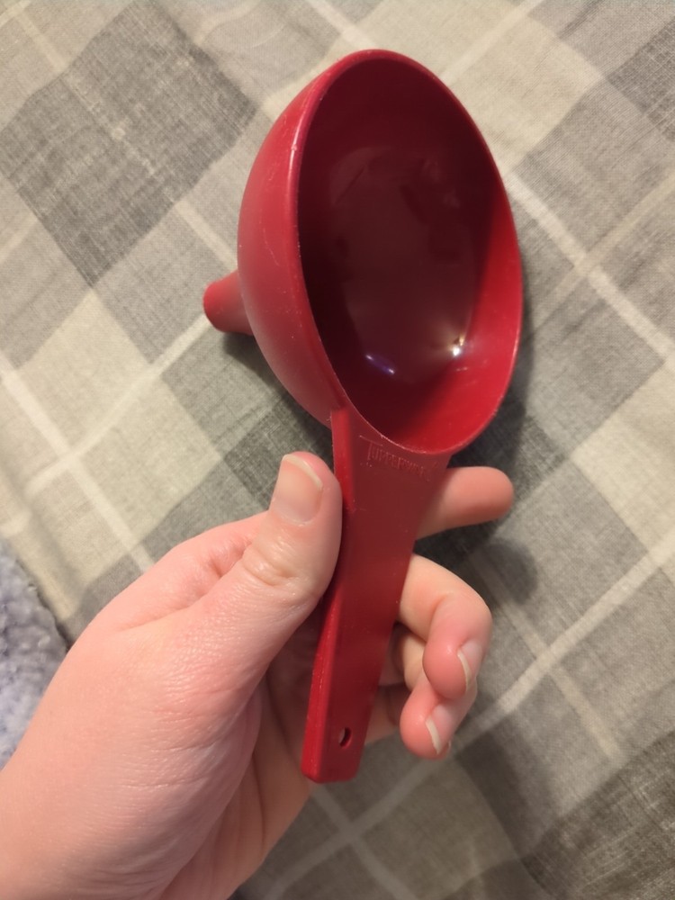 Vintage Tupperware Funnel Red