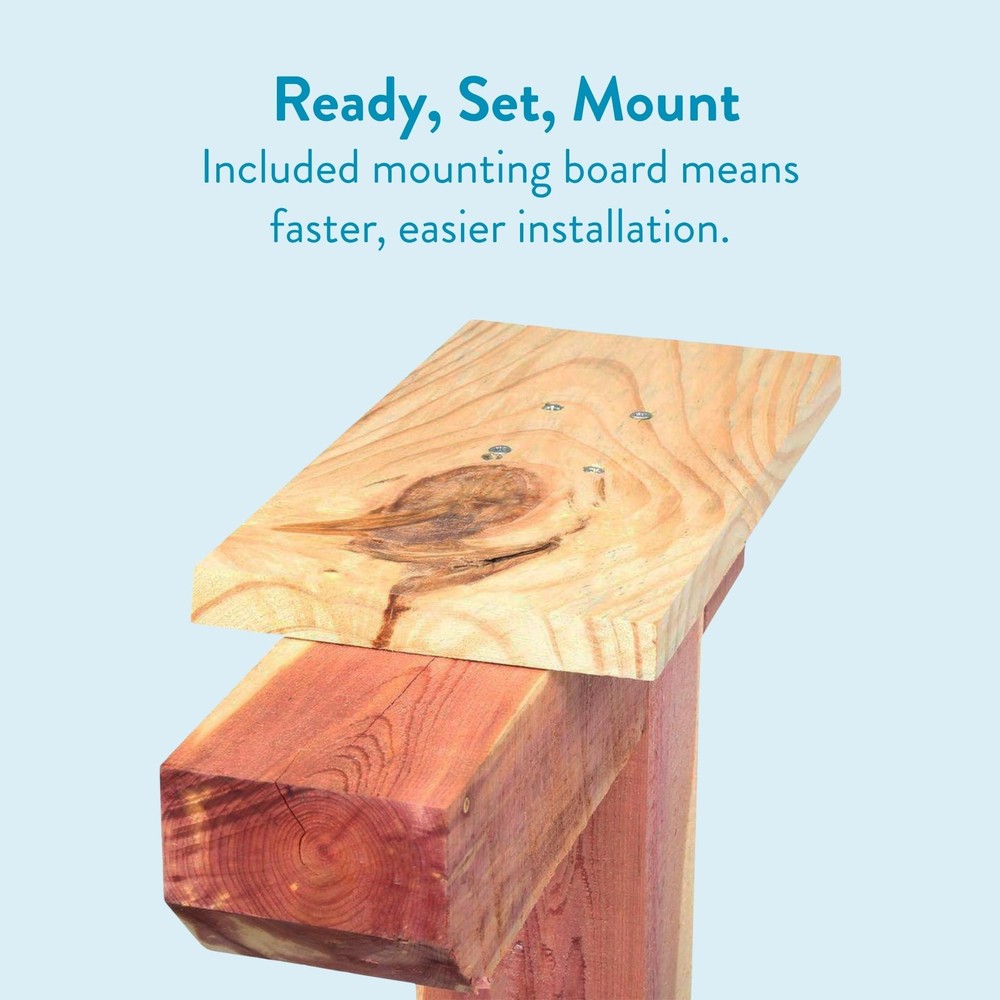 L Mailboxes Dpk000am Drivein Post No Size Aromatic Cedar