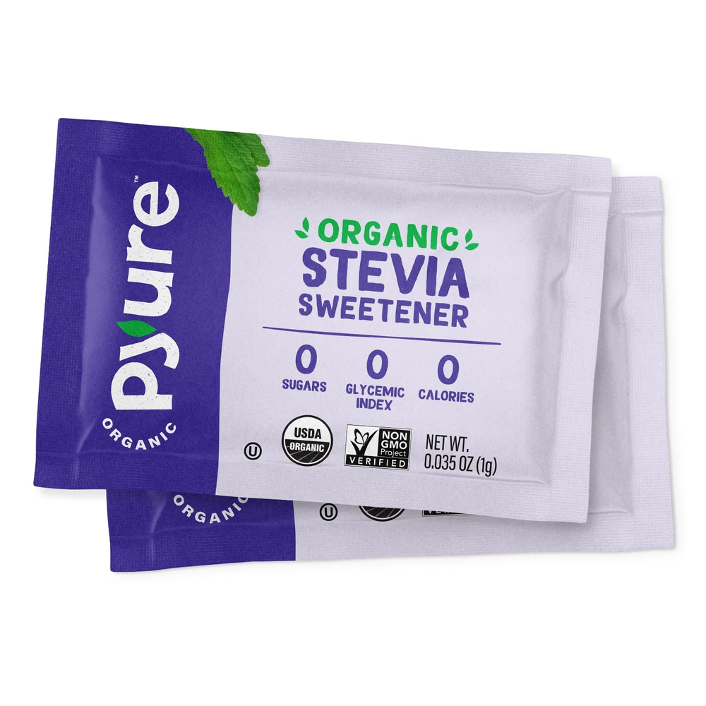Organic Stevia Packets Granulated Sugar Sweetener Packets Plant Based 1000 Count