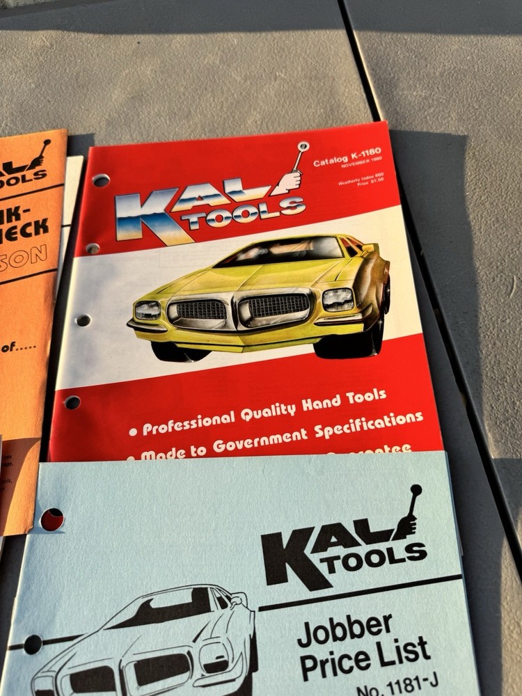 kal tools catalog lot