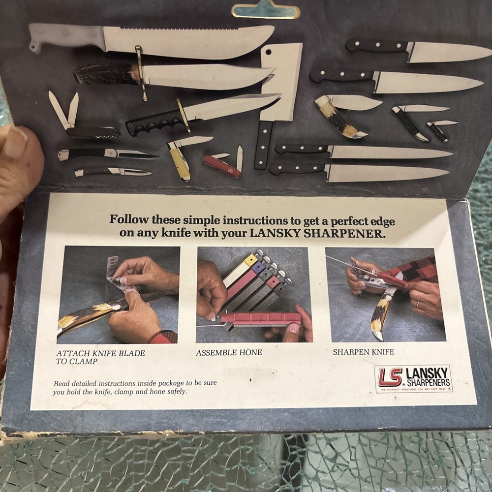 Lansky Deluxe 5-Stone System Model #LK005 Precision Knife Sharpening System