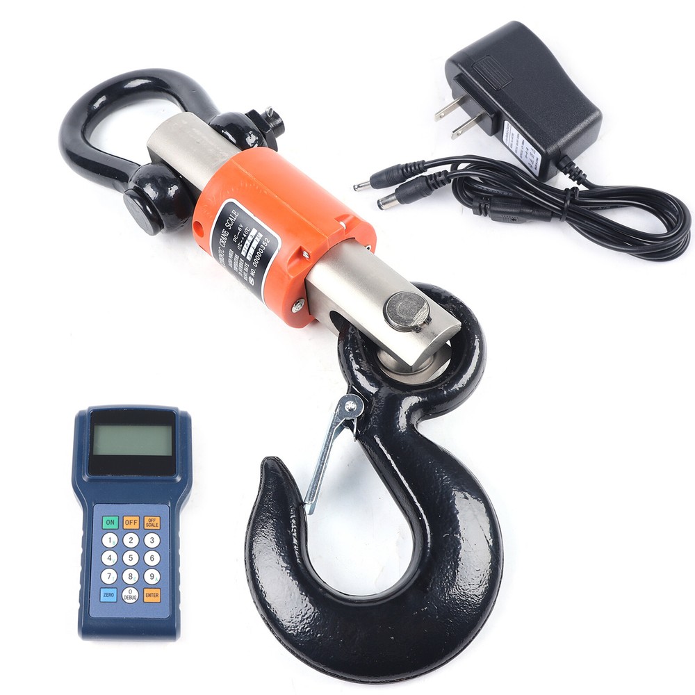 Wireless Digital Electronic Hanging Crane Scale with 200m Remote Control Handle