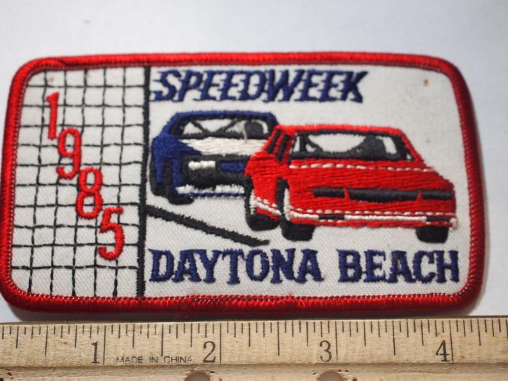 1985 Daytona Beach  Speedweeks Racing Event  Patch