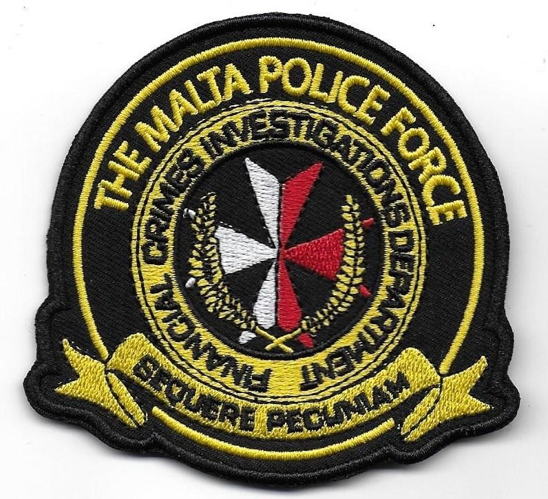 MALTA FINACIAL CRIMES POLICE PATCH