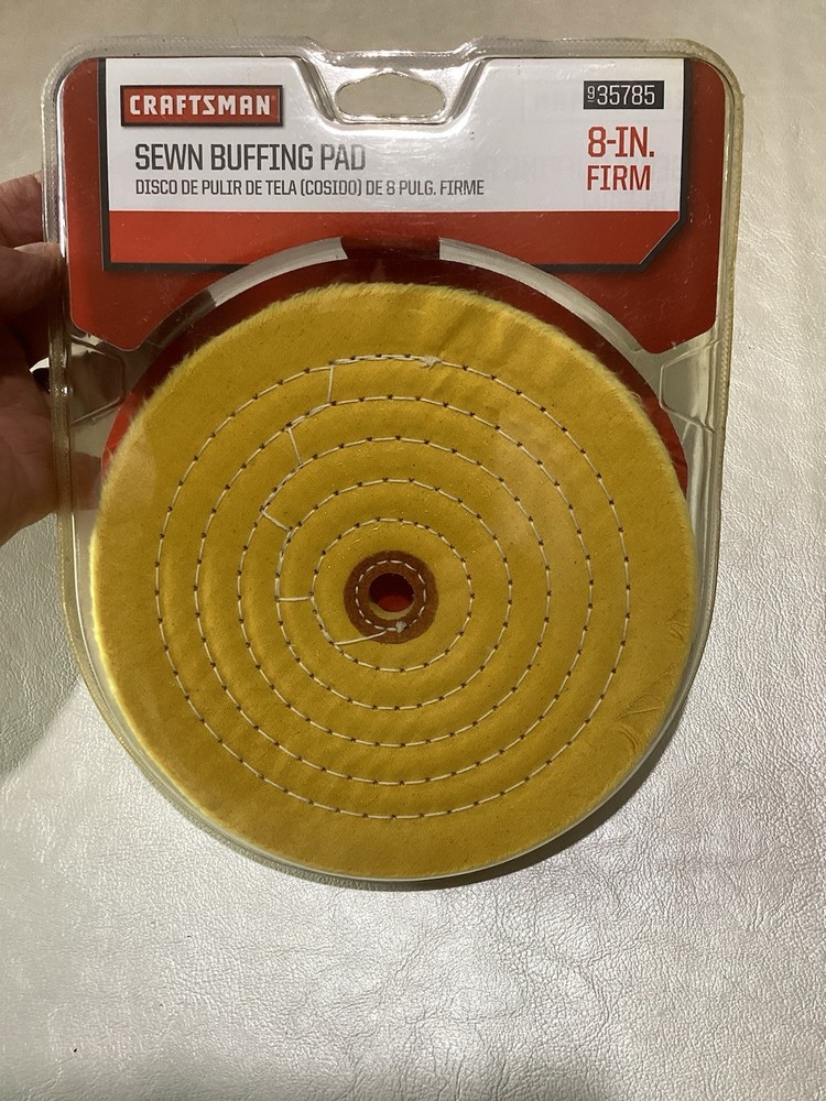 Craftsman Sewn 8” Buffing Pad NOS