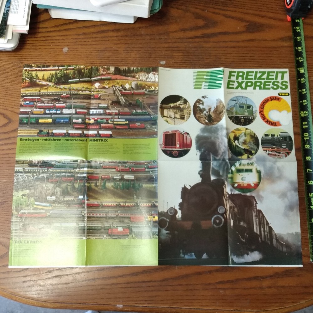 Trix Freizeit Express No. 7 poster catalog advertisement 16x23