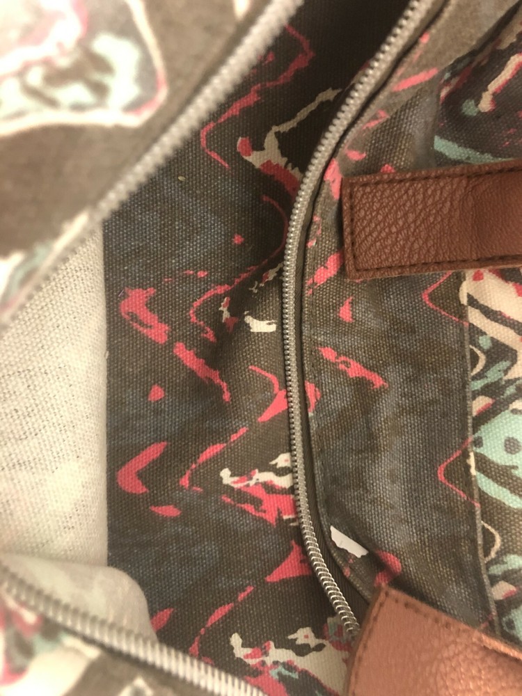 Emma & Chole Backpack gray/pink/blue/white