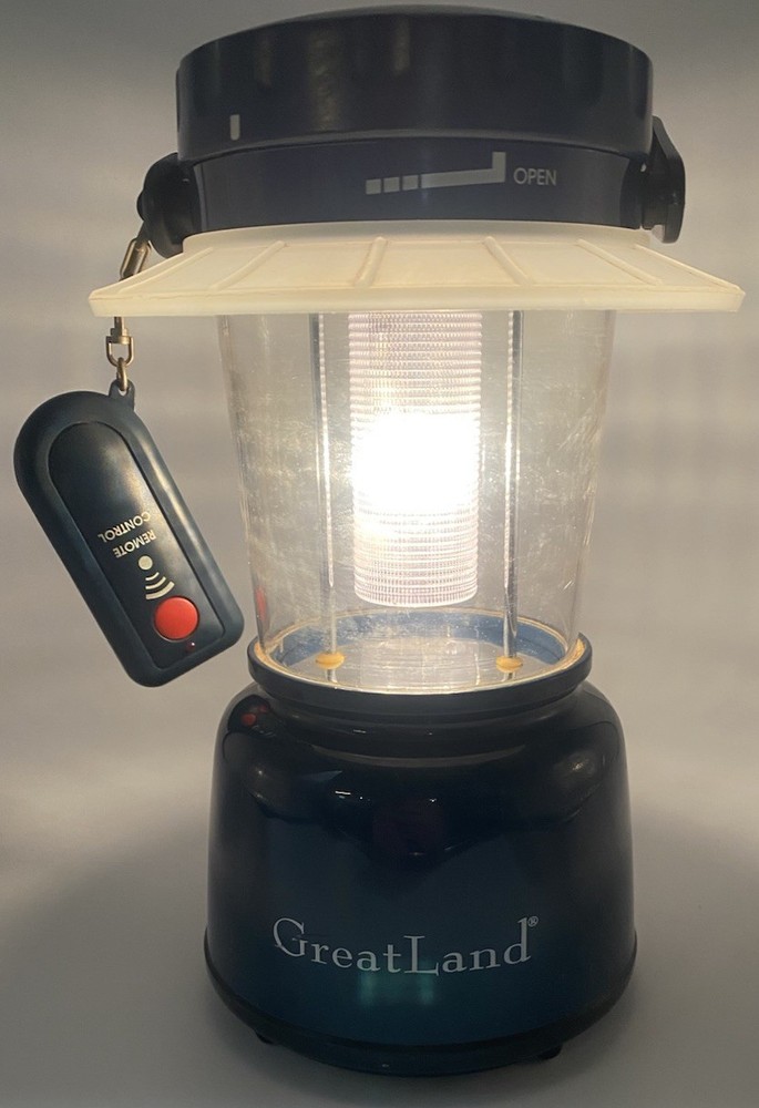 Greatland Outdoors Lantern w/ Remote Control Blue