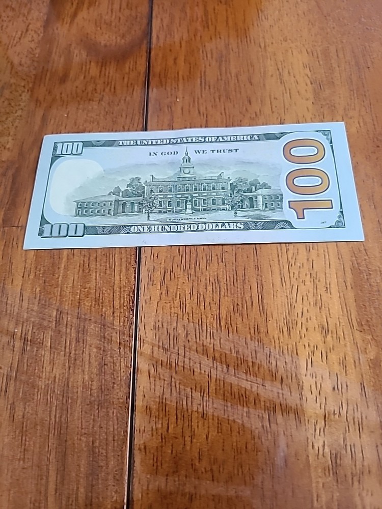 2017-A $ 100 Bill Radar PB 75090975 L
