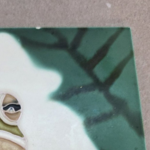 Green Tree Frog Ceramic Tile 6 x 6 Inches READ