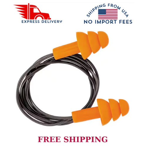Corded Ear Plugs (6-Pairs)