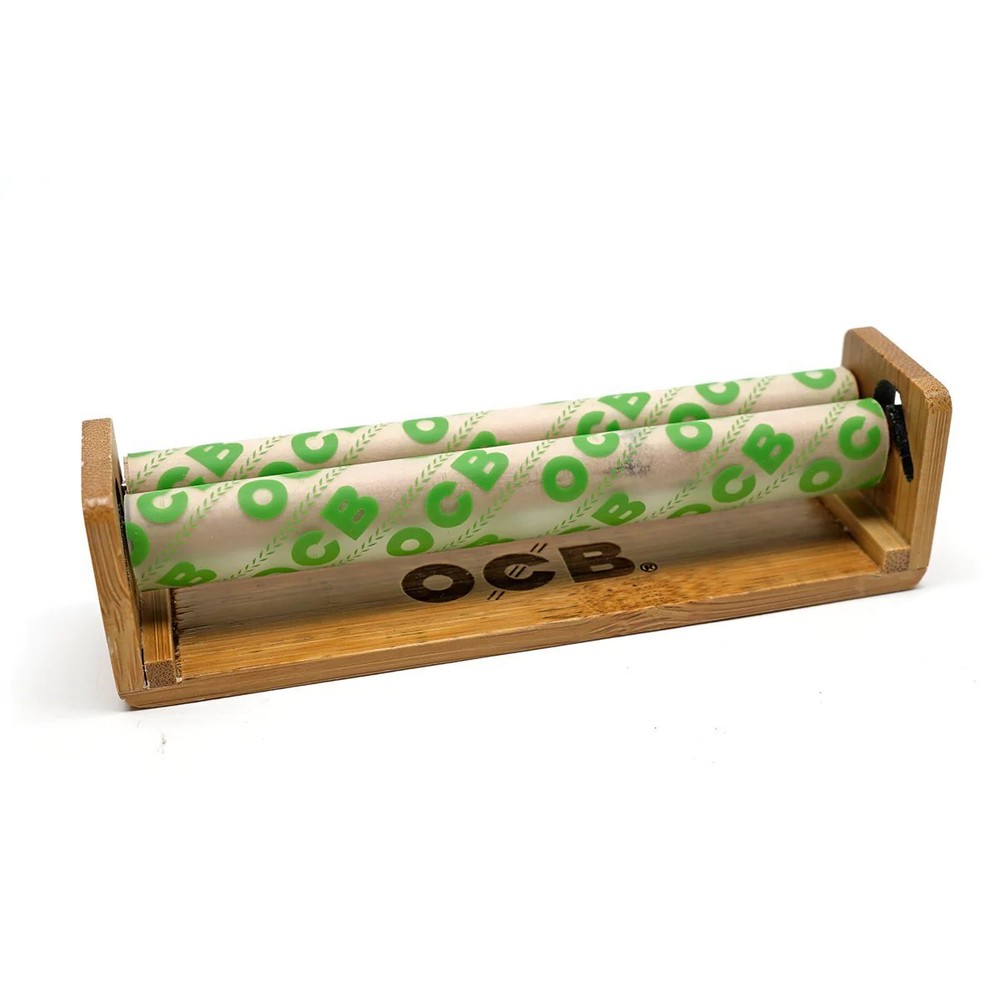 1 x OCB Bamboo Slim Cigarette Rolling Machine (110mm)