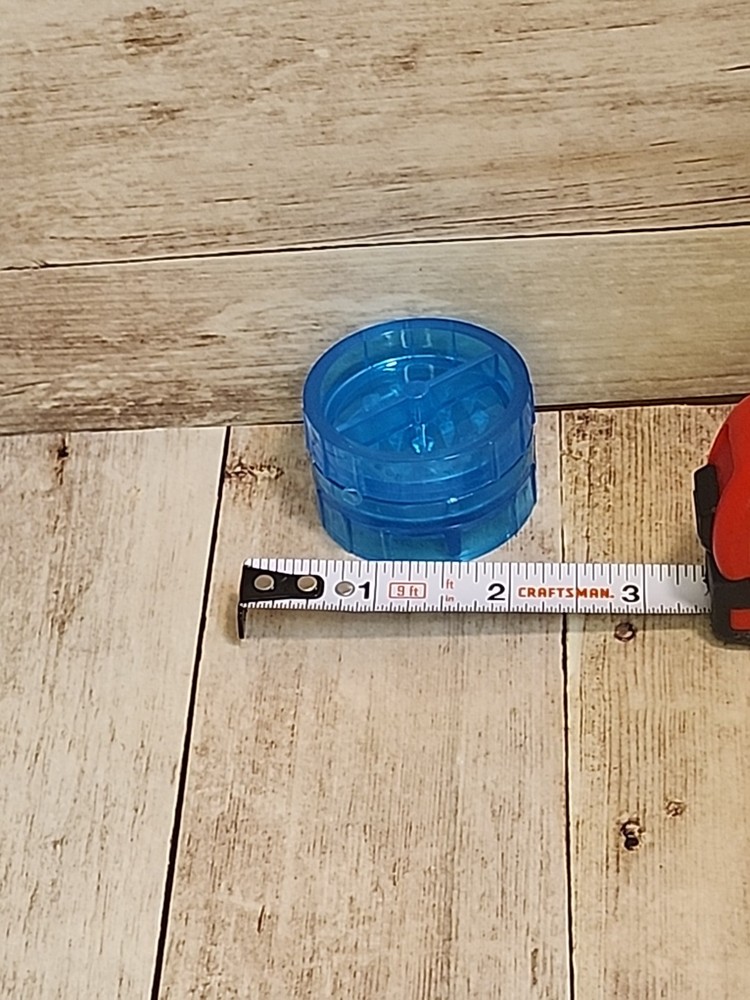 Translucent Blue Plastic Grinder Containers / Small Storage Jar