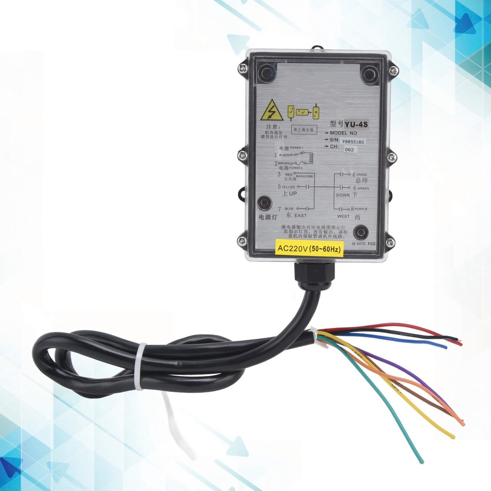 Industrial Remote Control Switch Transmitter Kit Single Handle For Electric