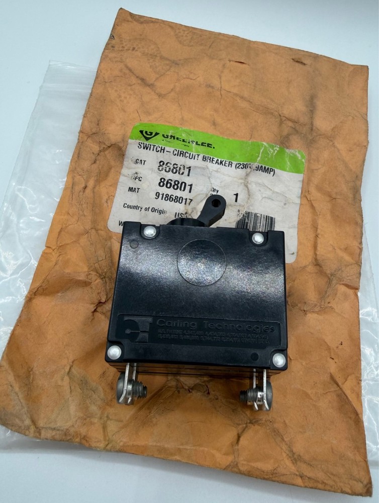 Greenlee Switch-Circuit Breaker 86801