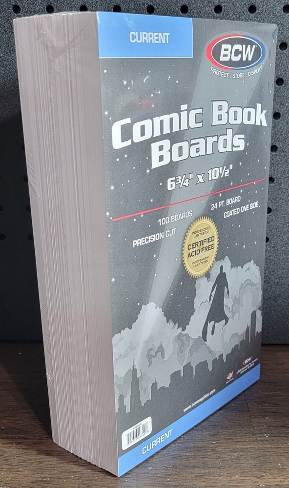(100) BCW Comic (Current/Modern) Bags & Boards Combo NEW
