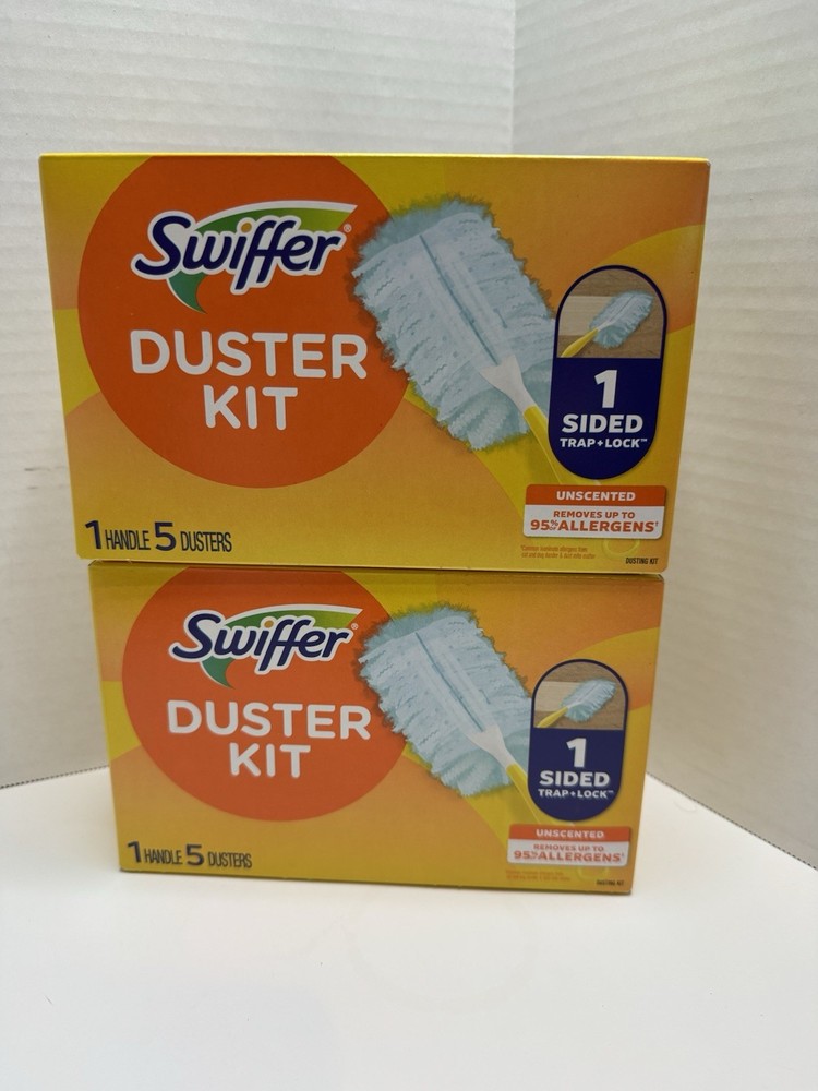 Swiffer Duster Kit Includes 1 Handle + 5 Dusters NIB