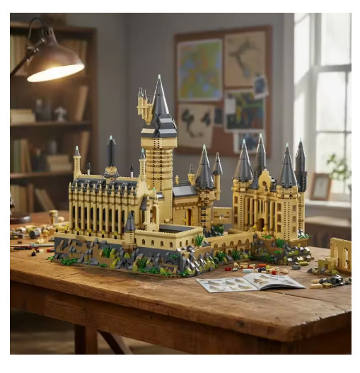 Magic Castle Micro Building Blocks MOC Architecture Toy Gift