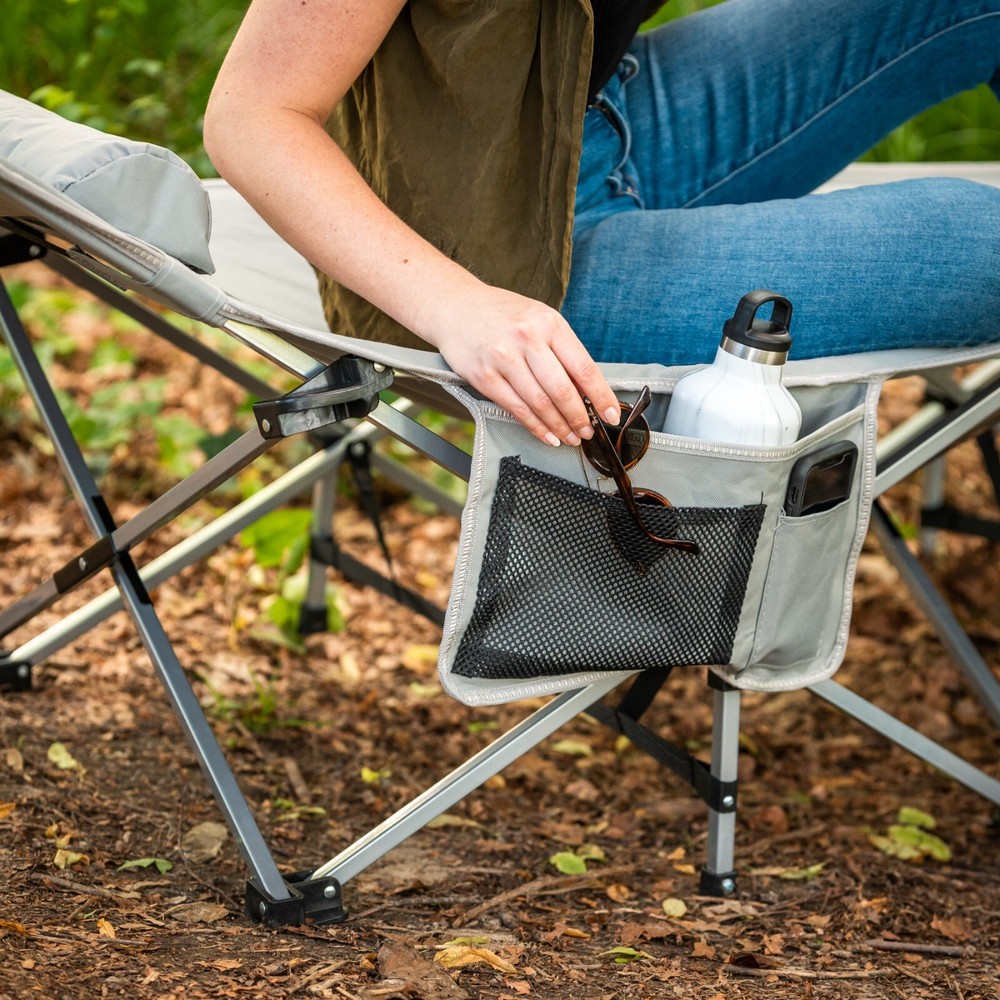 Alpcour XL Compact Folding Camping Cot - Steel Frame Bed, 500 Lbs Capacity