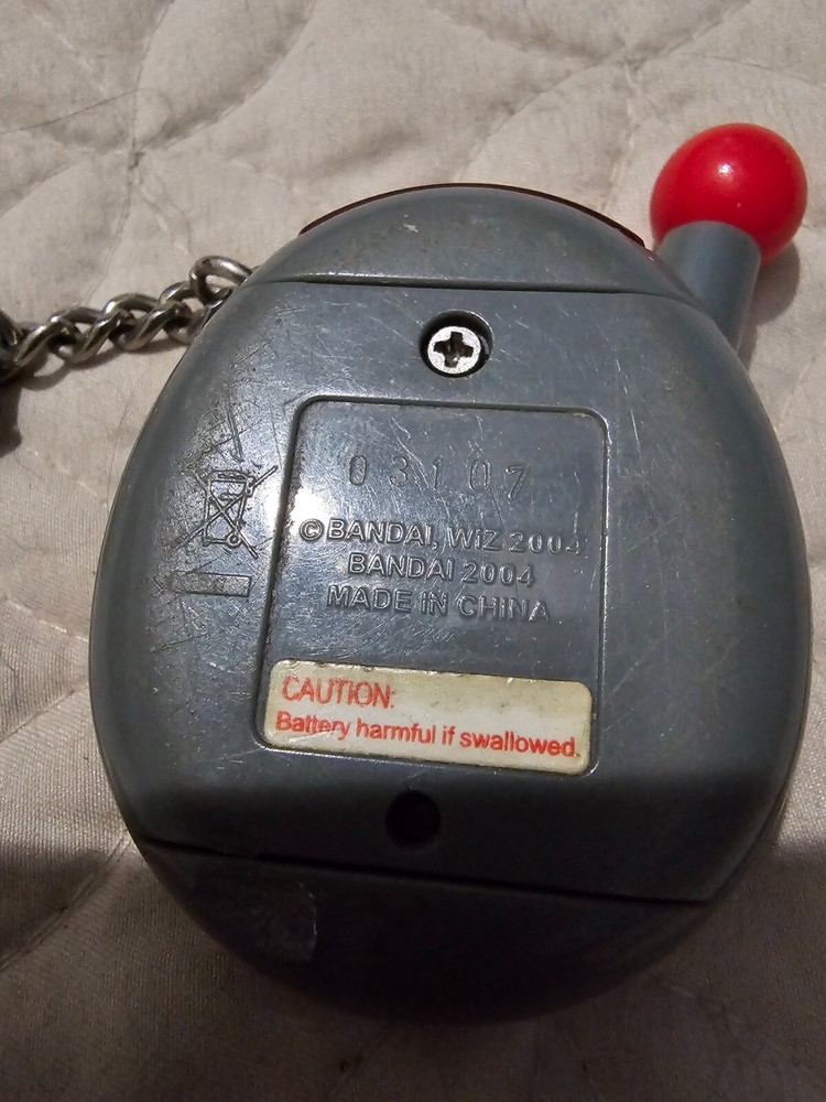 Tamogatchi Connection Gray Red Punk Bad 2004 Pre Owned