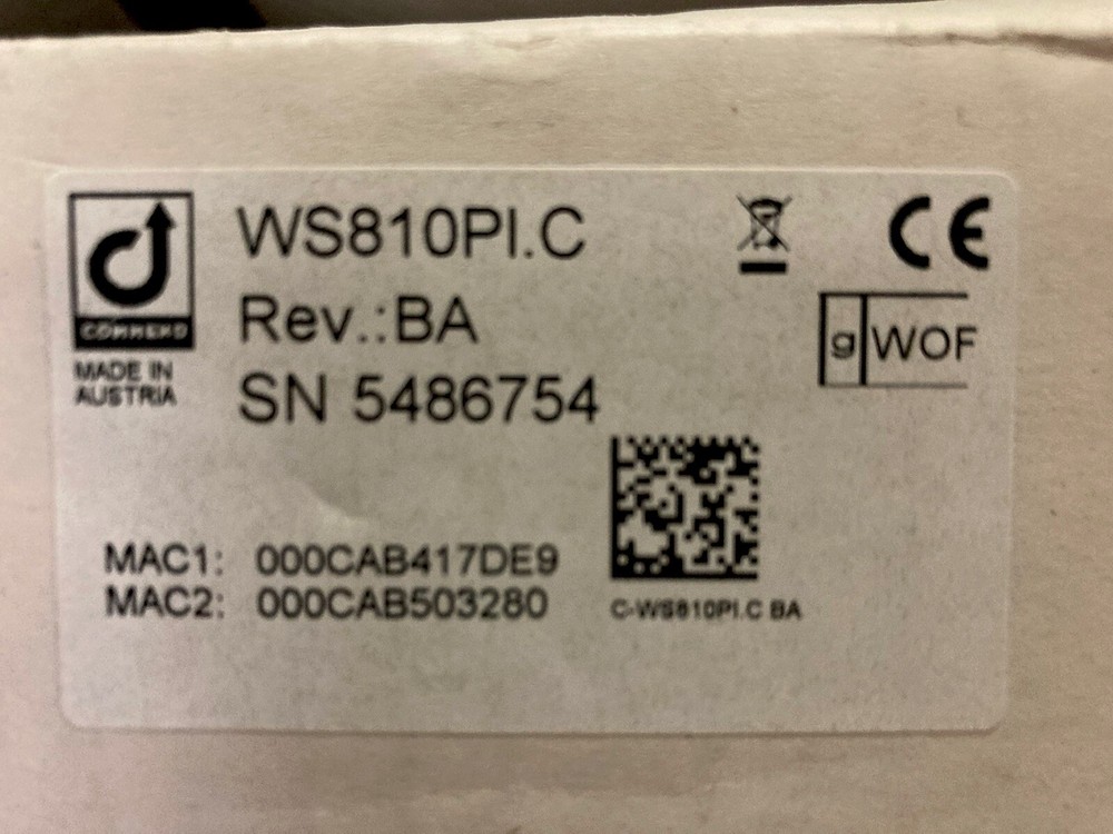 New Commend WS810PI.C Multifunctional IP Intercom Wall Mount Station