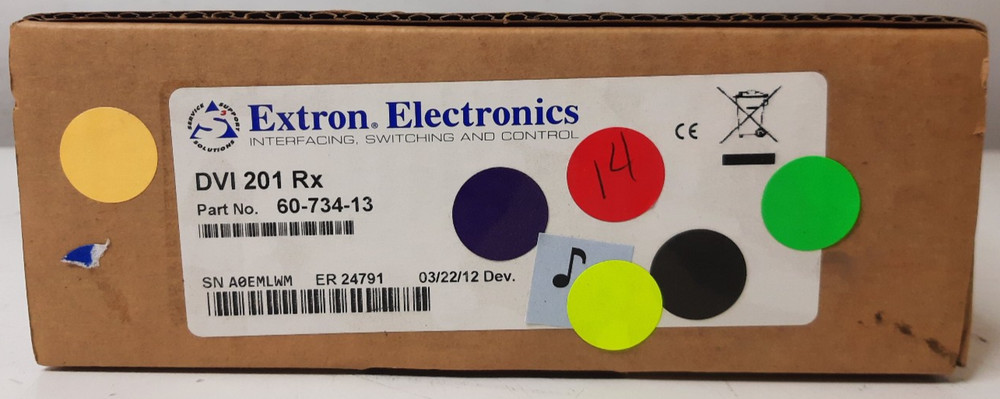 New Open Box Extron DVI 201 Rx Transmitter