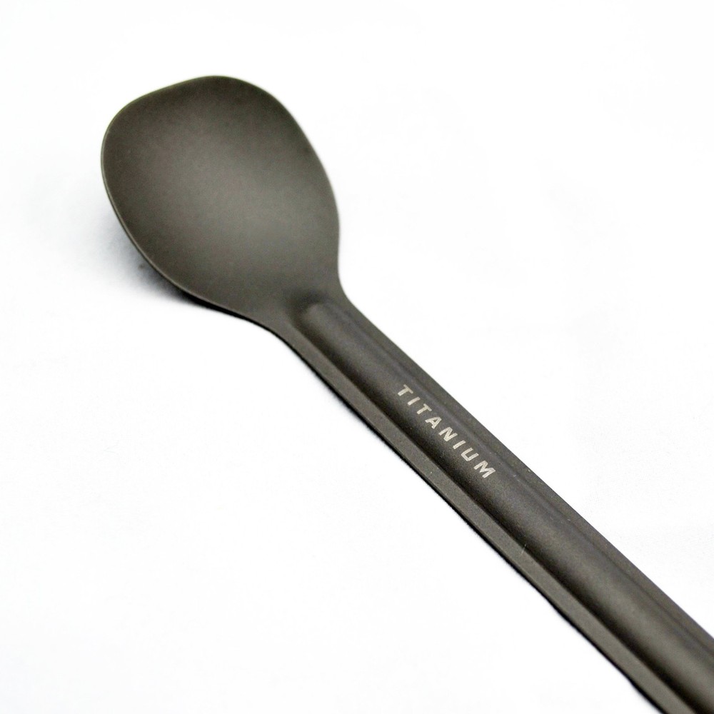 TOAKS Titanium Long Handle Spoon Silver