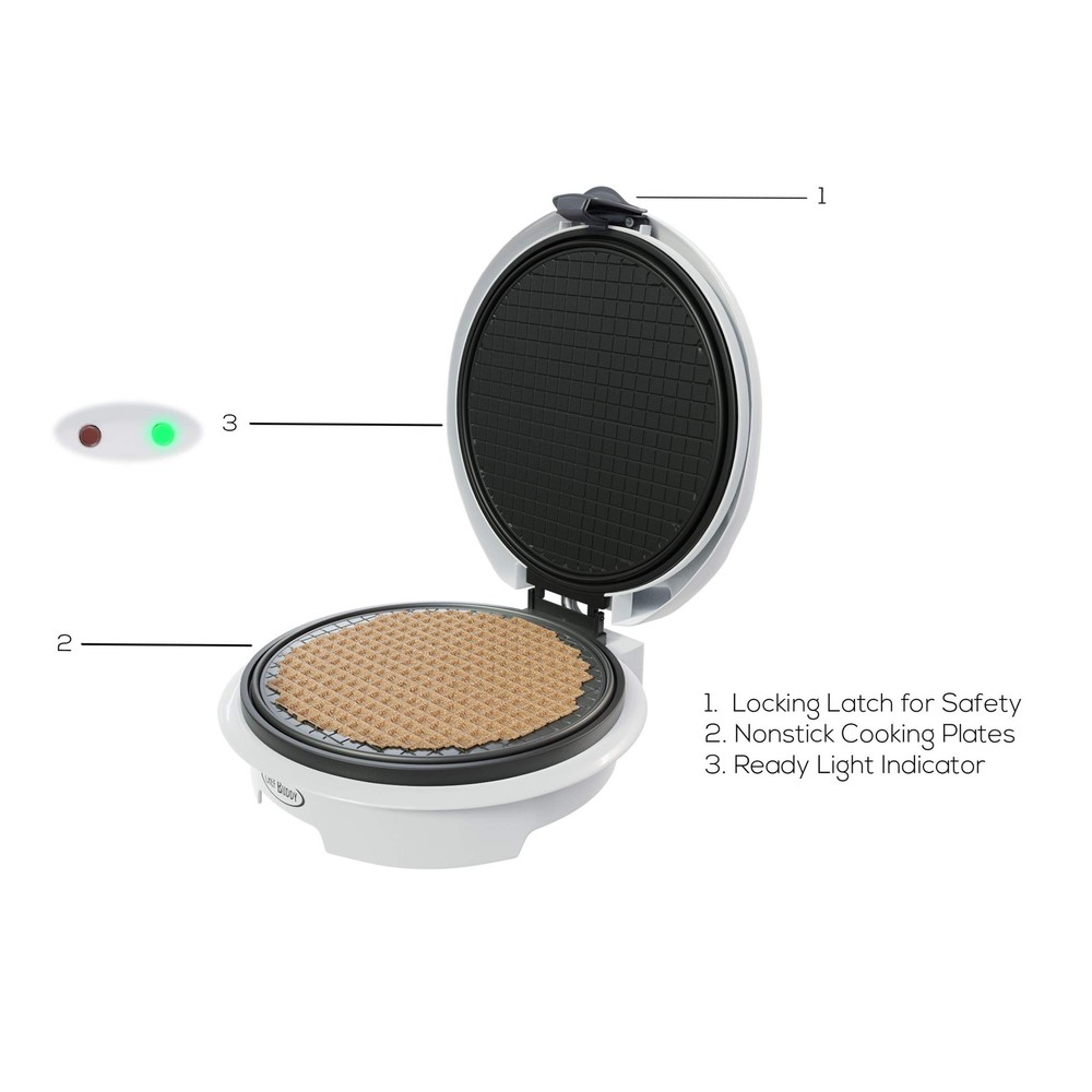 Waffle Cone Maker - Electric Nonstick Waffle Iron with Shaper Cone Included -...