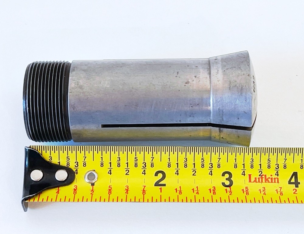 HARDINGE 7/32" Round Collet 5C W/ External & Internal Thread .21875" USA