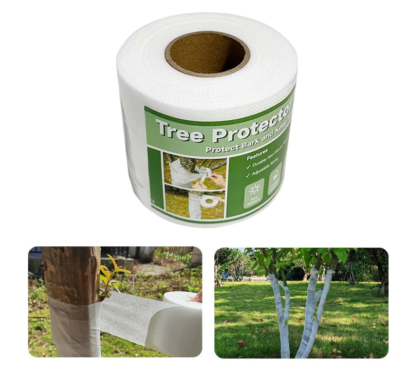 3" x 120' Tree Wrap Protector Sun-Proof Winter Freeze Protection for Young Trees