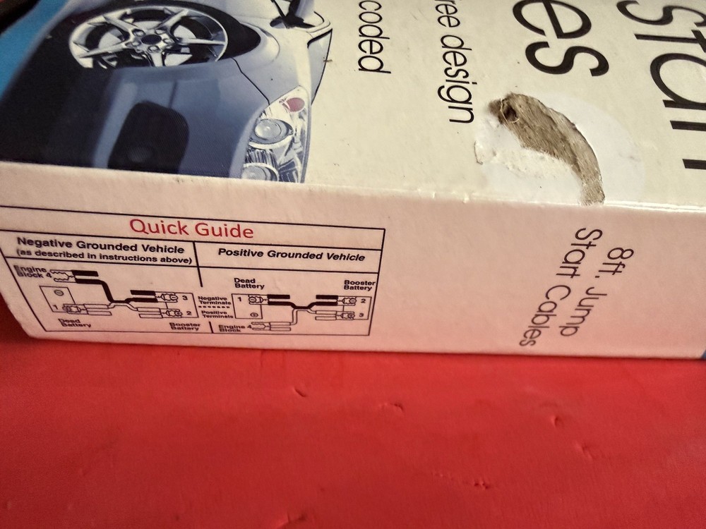 Jump Start Cable 8 Ft Long. 150 Amp