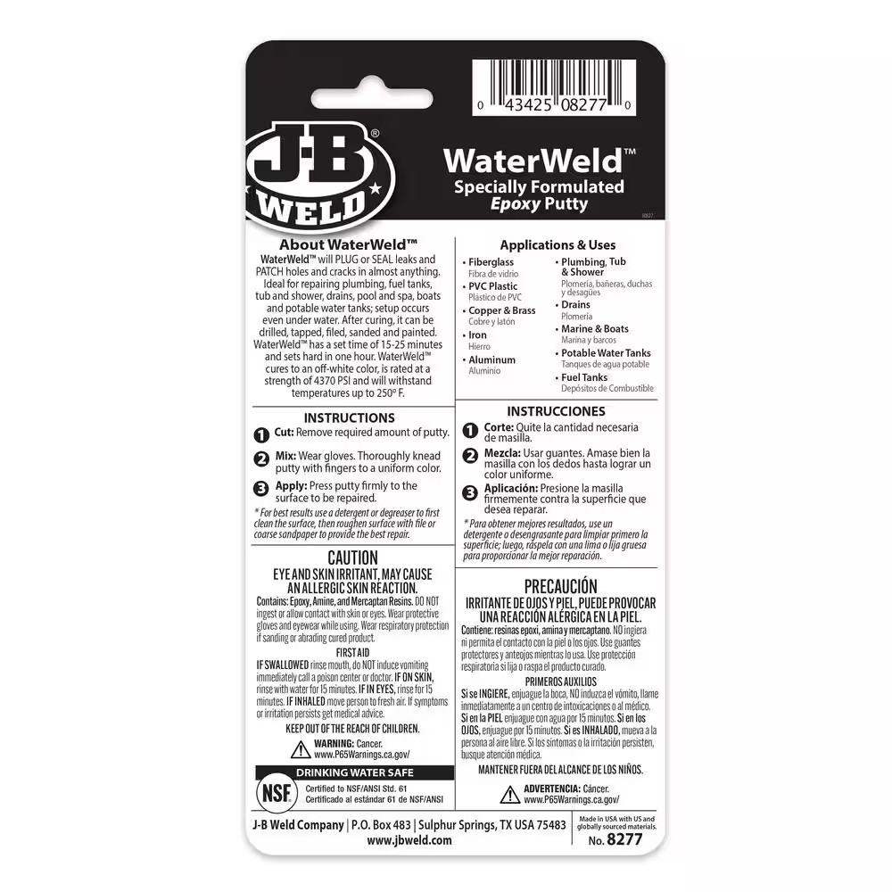 2 Oz. Waterweld Epoxy