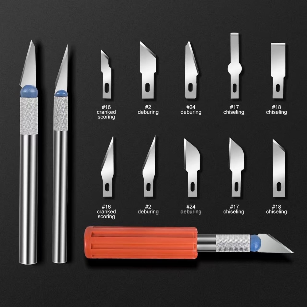 13-Piece Precision Exacto Knife Set