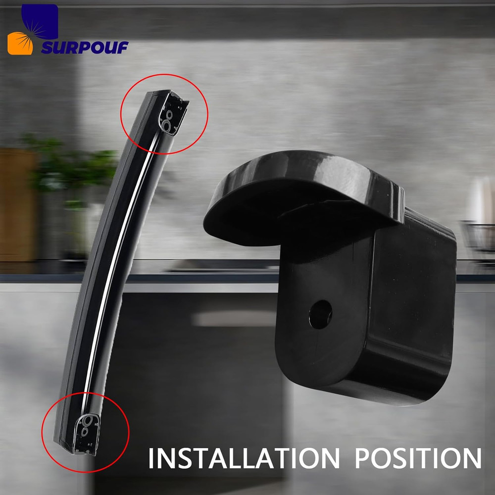 2-Pack WB06X10939 Microwave Handle Support Replacement Compatible with GE