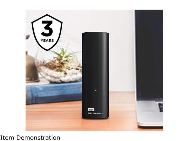 WD Elements 16TB USB 3.0, Micro-B 3.5" Desktop External Hard Drive Black
