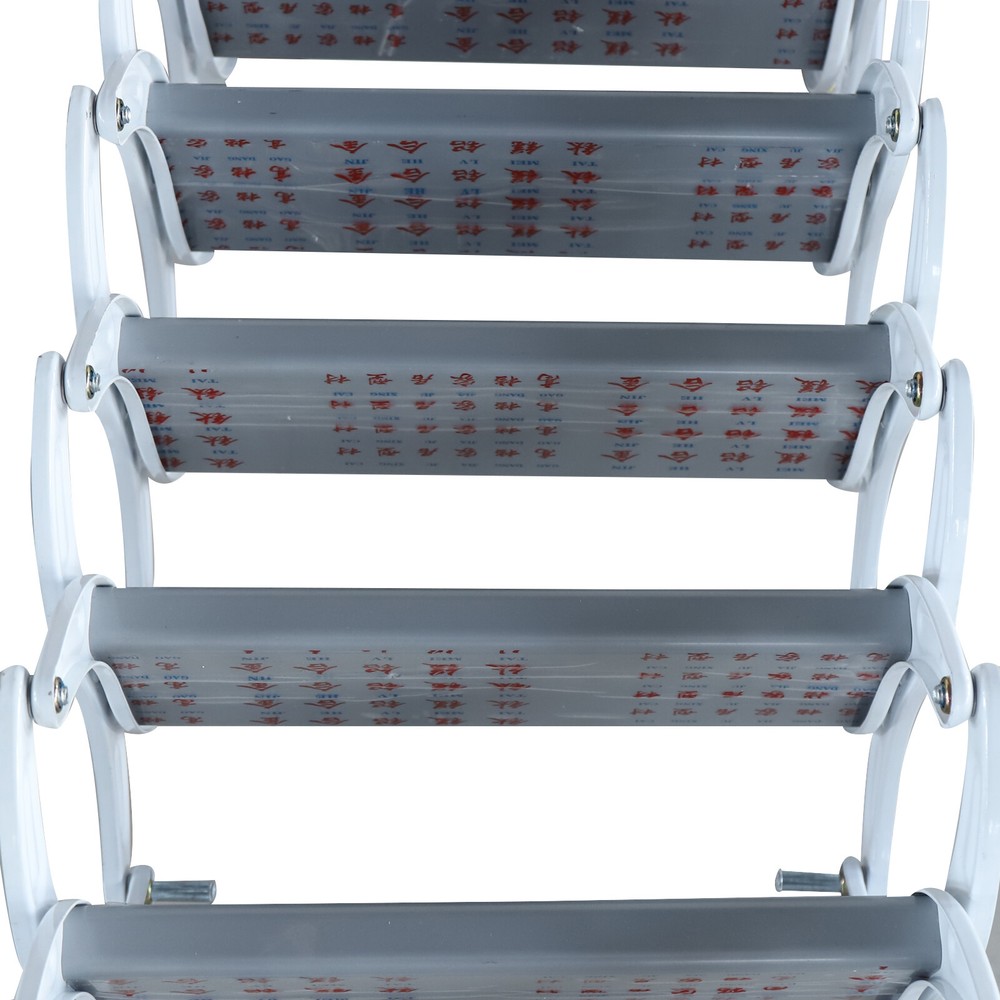 Folding Pull Down 12 Steps Attic Stairs Attic Steps Alloy Attic Access Ladder US