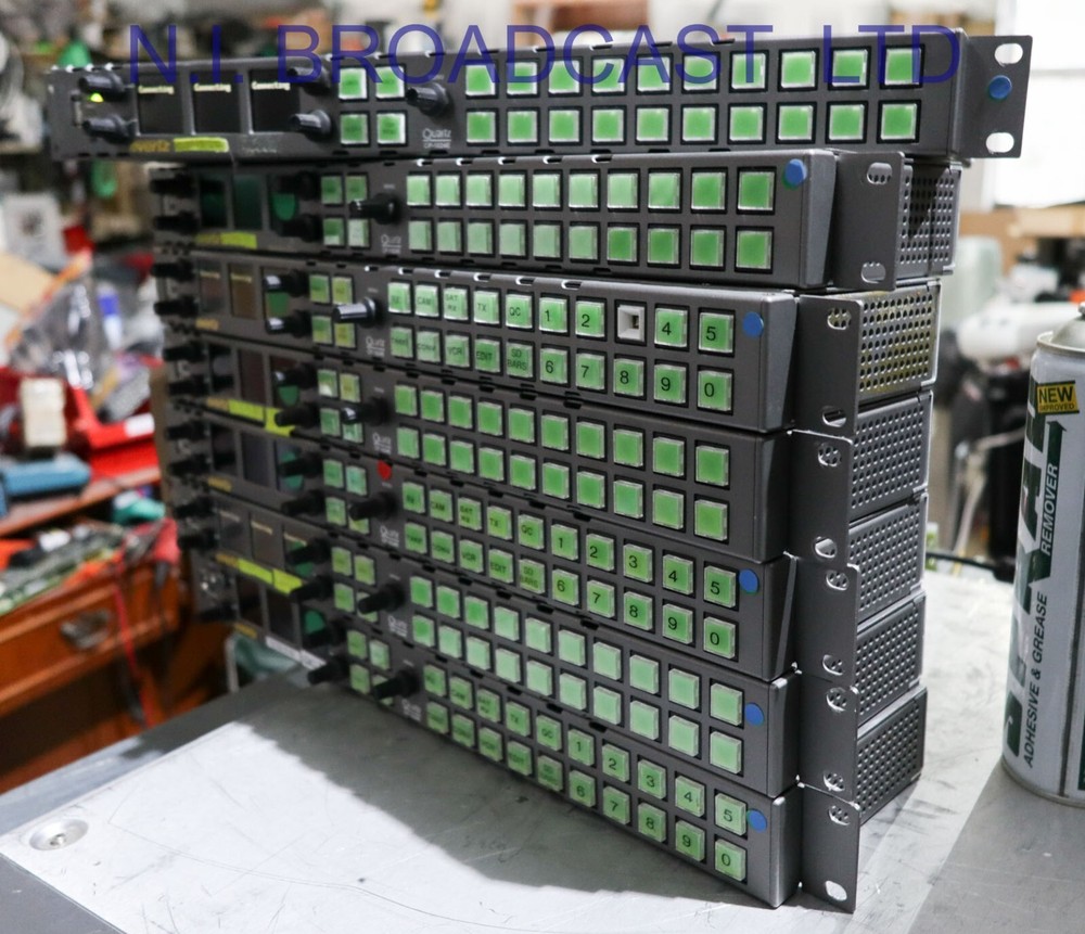 1x Evertz CP1024E ethernet IP router matrix panel