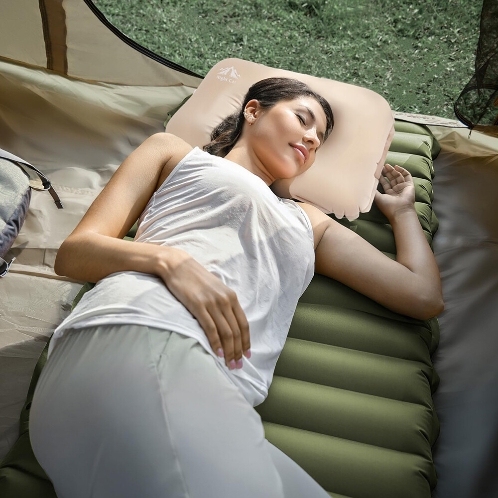 Self-Inflatable Camping Pillow Lightweight, Compact Pillow Backpacking Pillow