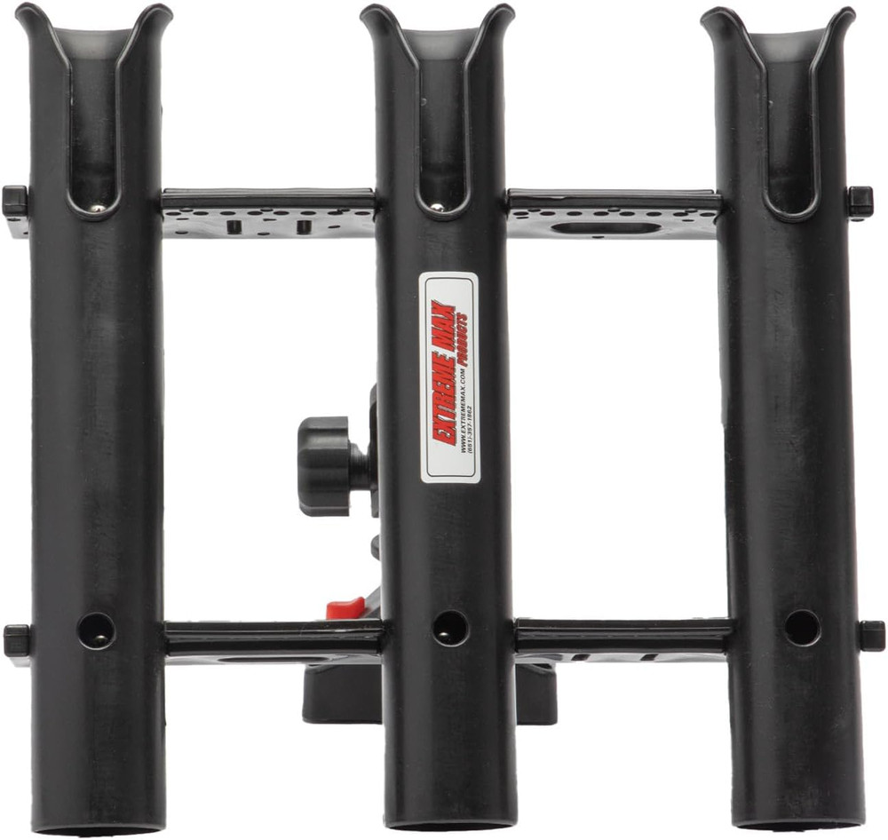 3006.8635 Adjustable Triple Rod Holder with Locking Mounting Base