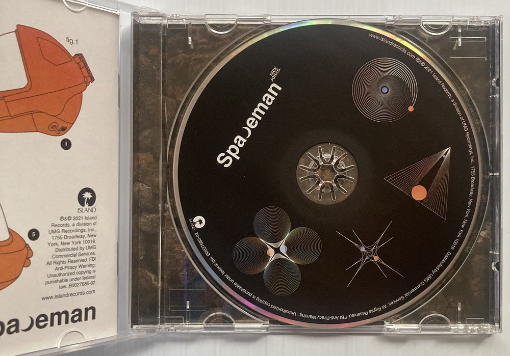 Nick Jonas Signed Autograph Spaceman CD Insert + CD - JSA Cert - FREE S&H!