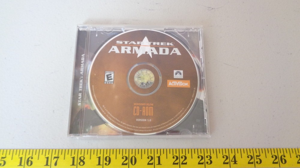 Star Trek Armada CD-ROM Computer Game 2000 Activision