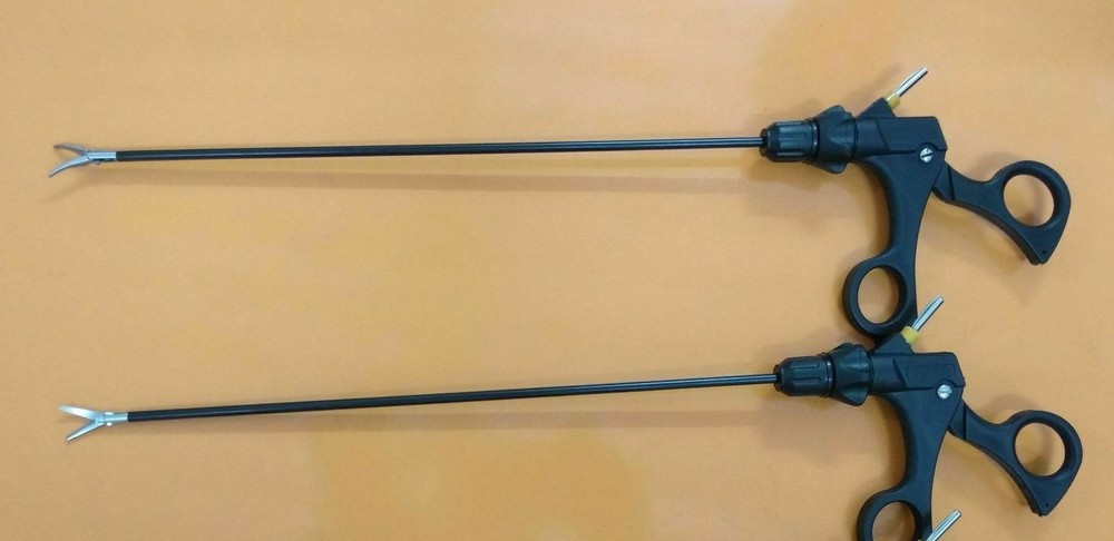 Laparoscopic Maryland Forceps Curved Scissors Laparoscopy Instruments 2 pc