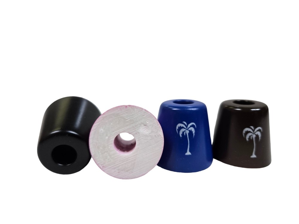 Eclipse Assorted Imprinted Resin Cigarette Snuffer Saver, Smoke Head Stop, 3ct